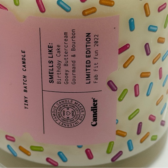 🎉 Candier “Party Like It’s Yo’ Birthday” Candle FabFitFun 10th Anniversary - Picture 3 of 16